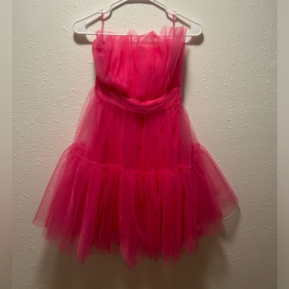 Pink Tulle mini dress